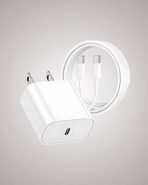 Cargador de iPhone 35W con Doble Puerto USB-C/Lightning
